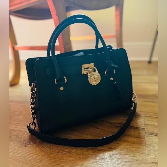 MICHAEL Michael Kors Hamilton Large East/West Satchel Gold Hardware - Picture 2 of 9